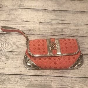 Rocawear Pink and Silver Wristlet